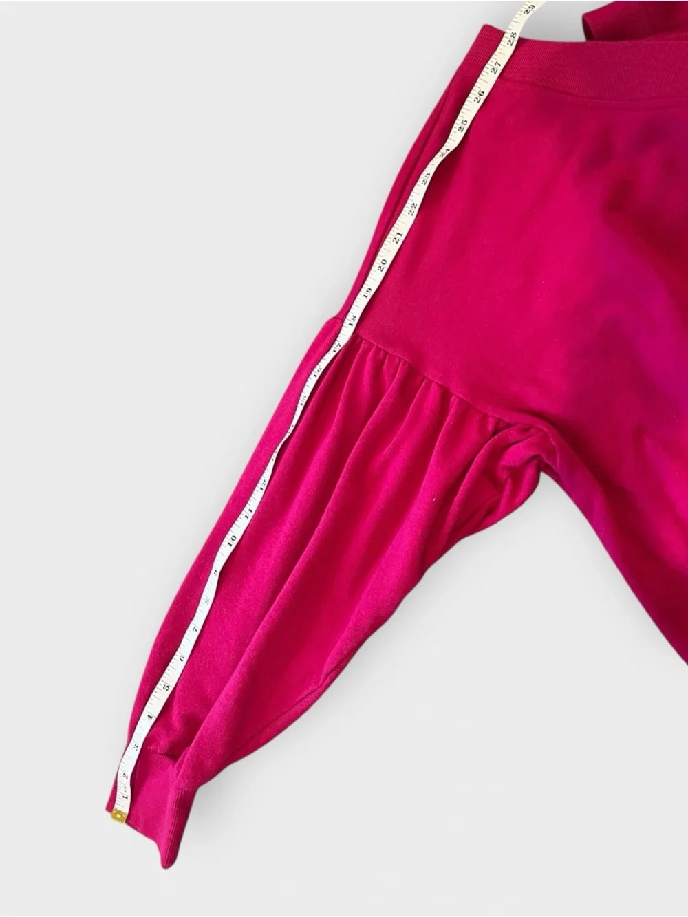 Wild Fable Hot Pink Cropped Sweatshirt Size 2X Plus Size Off the Shoulder crop - Picture 8 of 13